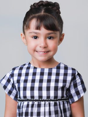 Vestido Infantil Vichy