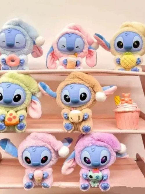 Boneco Stitch Labubu Surpresa Chaveiro Colecionável De Pelúcia.XHL_ELETRONICOS
