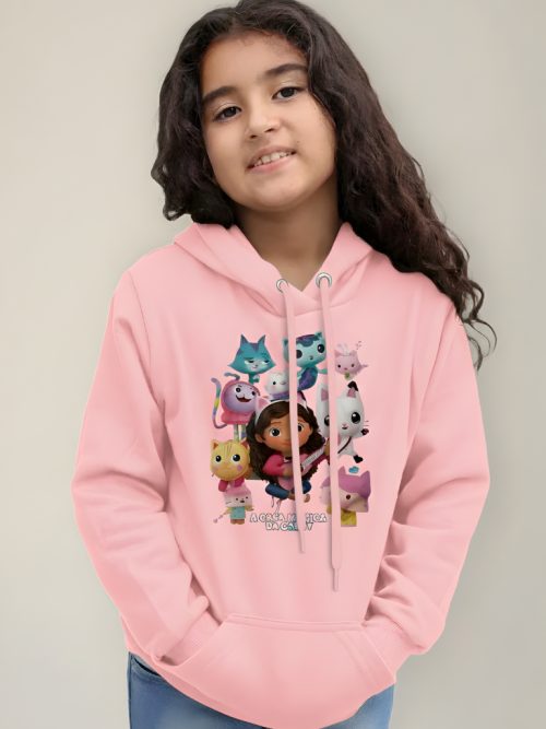 Moletom Infantil A Casa Mágica Da Gabby Agasalho Blusa de Frio Feminino